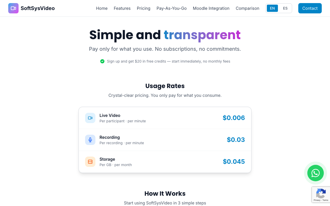 SoftSysVideo pricing plans